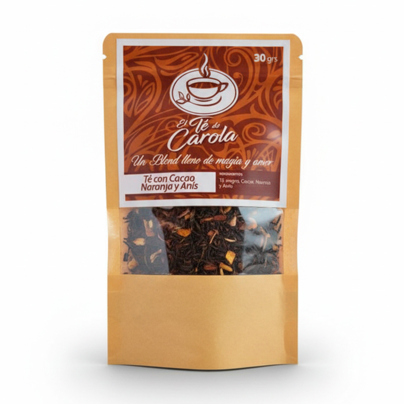 té con cacao naranja y anis