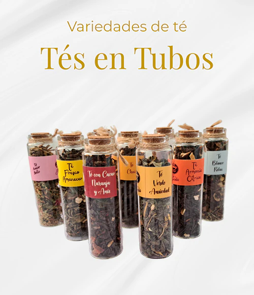 té en tubos